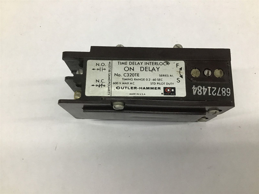 Cutler Hammer C320TE Time Delay Interlock