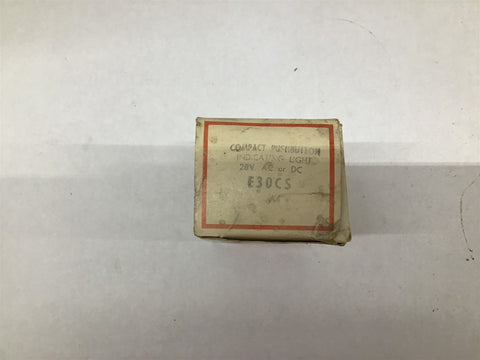 Cutler Hammer Contact Pushbutton Indicating Light 28V AC Or DC E30CS