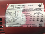 Bell & Gossett LVD48T17D176BK AC Motor 1/4 Hp 208-230/460 V 1800 Rpm 4P Fr 48Y