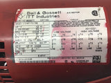 Bell & Gossett LVD48T17D176BK AC Motor 1/4 Hp 208-230/460 V 1800 Rpm 4P Fr 48Y