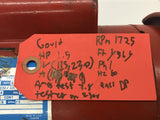 Gould 8-150942-02 AC Motor 1.5Hp 230/115 V 1800 Rpm 4P Fr Y56Y 60 Hz DP