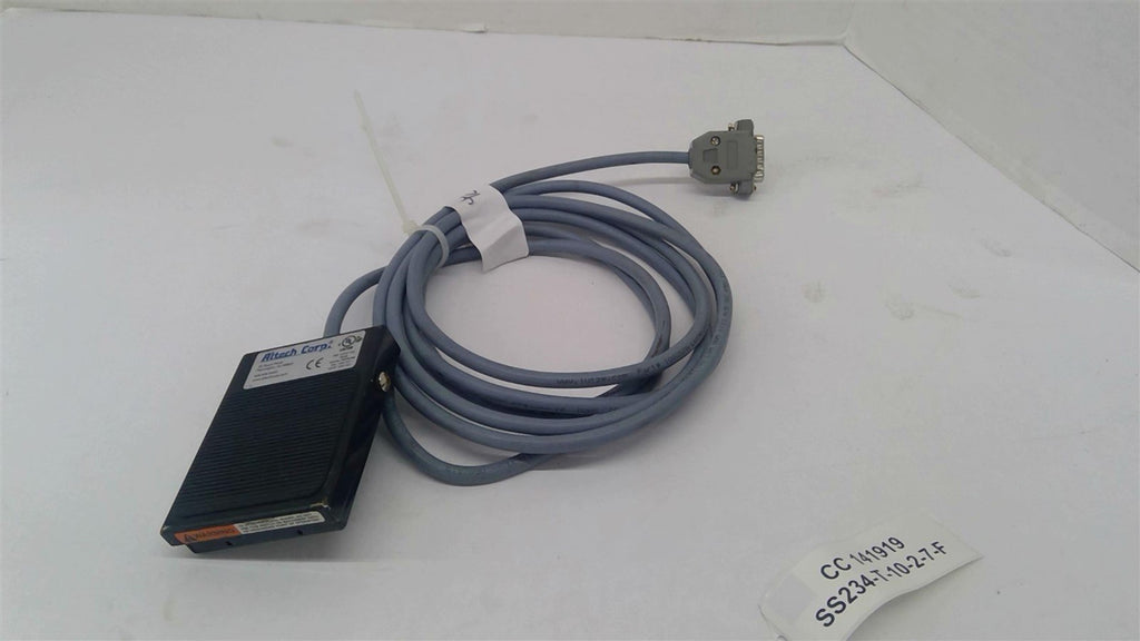 Altech PCFS-3M Foot Pedal 9' Cord 10 A 125 V AC 1/2 Hp