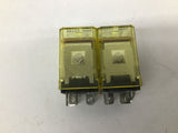 Idec RH2B-UL Ice cube Relay 110-120 volts Lot Of 2