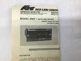 Red Lion Controls Model RMX Rate Multiplier