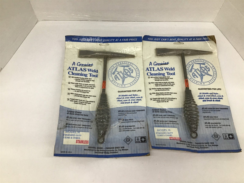 Atlas Weld Cleaning Tool Model H Lot Of 2