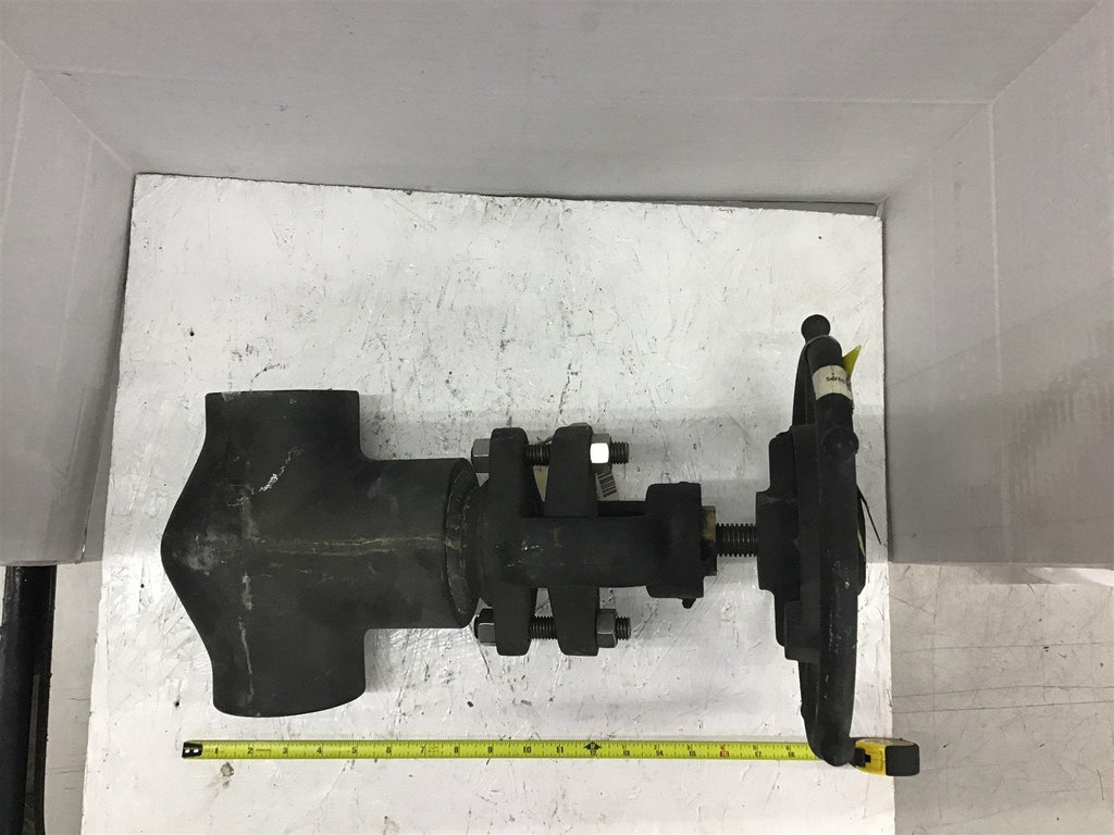 FLOWSERVE SW66793 VOGT 2 INCH 2680 STEEL SOCKET WELD GLOBE VALVE 6700 PSI
