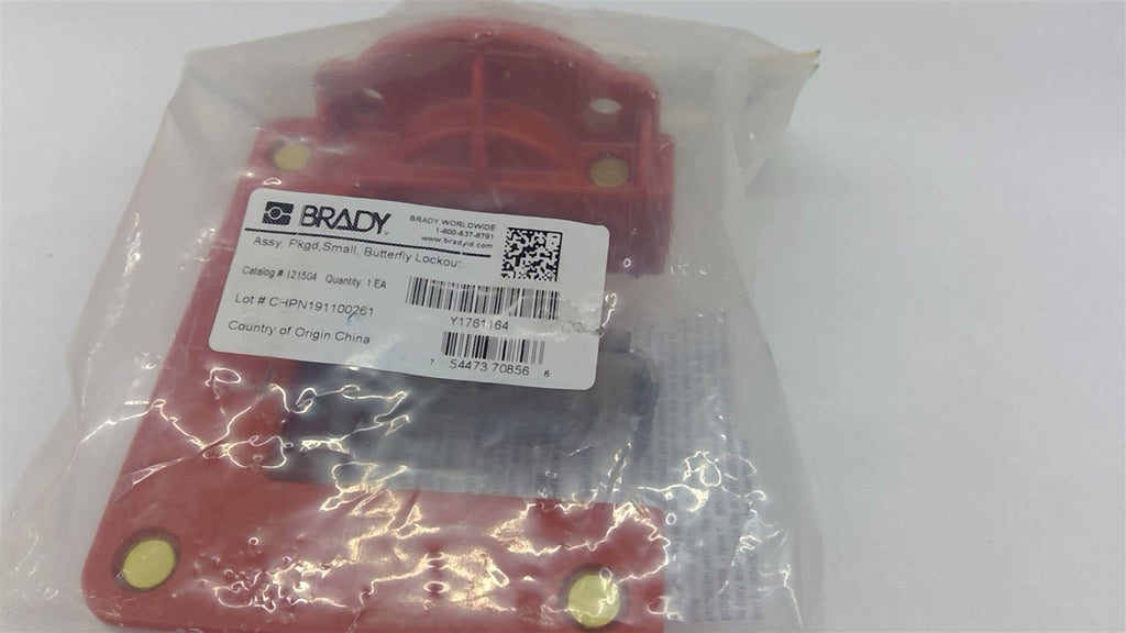 Brady 121504 Small Butterfly Valve Lockout Device
