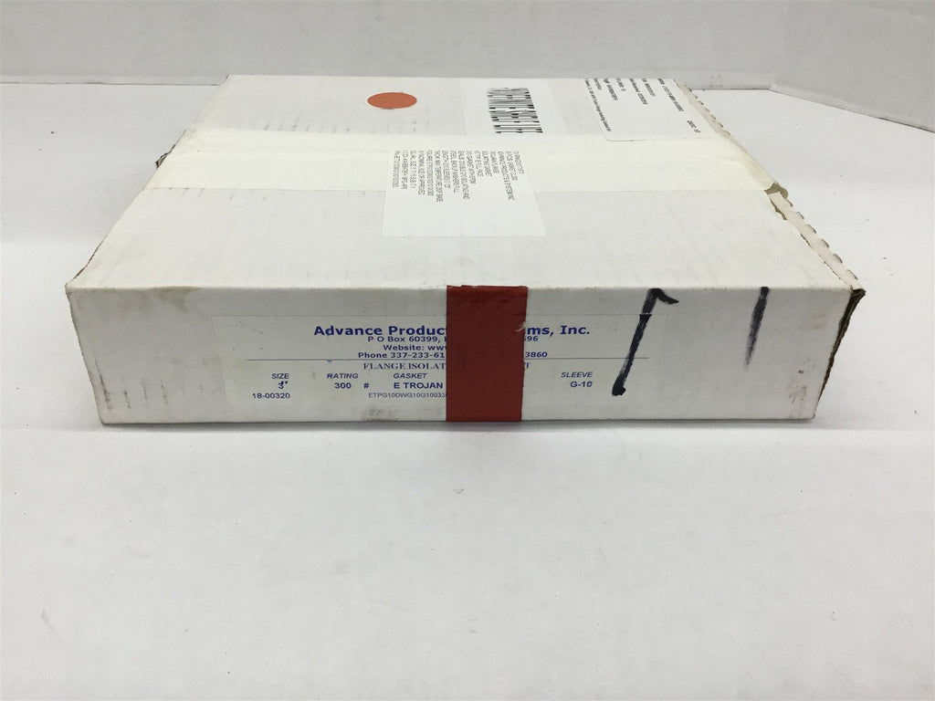 Advance Product & Systems Flange Isolation Gasket E Trojan 3" Kit