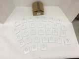 Schneider Electric Push Button Legend Plate 9001KN700WP 30mm T-K Lot Of 31