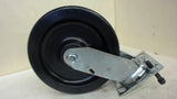 8" HARD POLYETHYLENE SWIVEL CASTER WHEEL