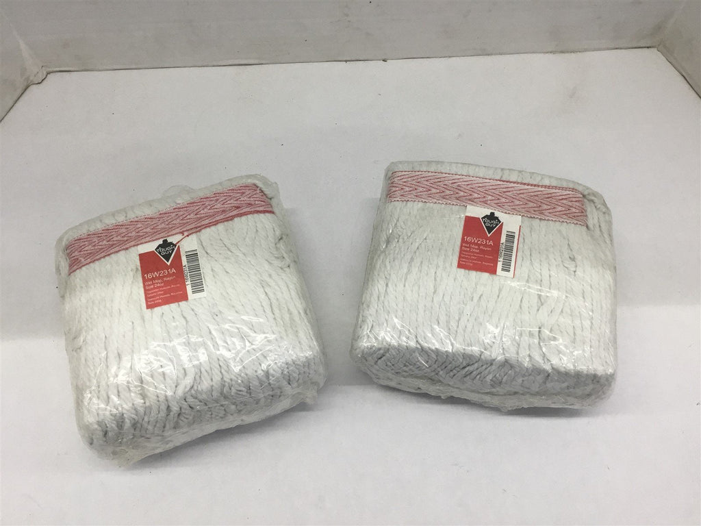 Tough Guy 16W231A Wet Mop Rayon Size 24oz Lot Of 2