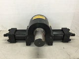 Parker HTR15090F-AB13V-C Rotary Actuator Max Pressure 3000