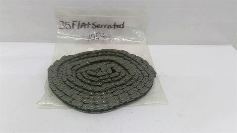 35 Flat Serrated Chain 10 Ft.
