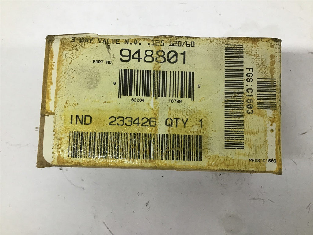 Horton 3-Way Valve 948801 FSG:C1603 N.O. .125 120/60