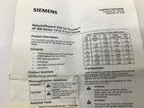 Siemens Rebuild/Repack Kit For Flowrite VF 599 Series 1/2 To 2 Inch