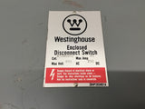 Westinghouse RDSN6060 Enclosed Disconnect Switch