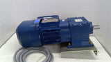SEW R17DRS71S4BE05HR AC Motor .33HP 230/460V 1700/107RPM 4P 3PH