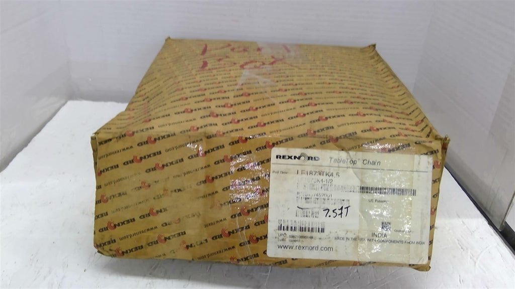 Rexnord LF1873TK4.5 Table Top Chain 7.5Ft