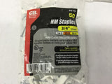 Gardner Bender 3/4" 12/3, NM Cable Wood Staples Lot Of 6