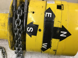 Budget 1 Ton Columbus Mckinnon 450891-22 20' Chain Hoist 2.5HP 230/460v 3 Phase