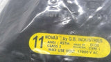 Novax D120 Black Rubber Insulating Gloves Class 2 Size 11