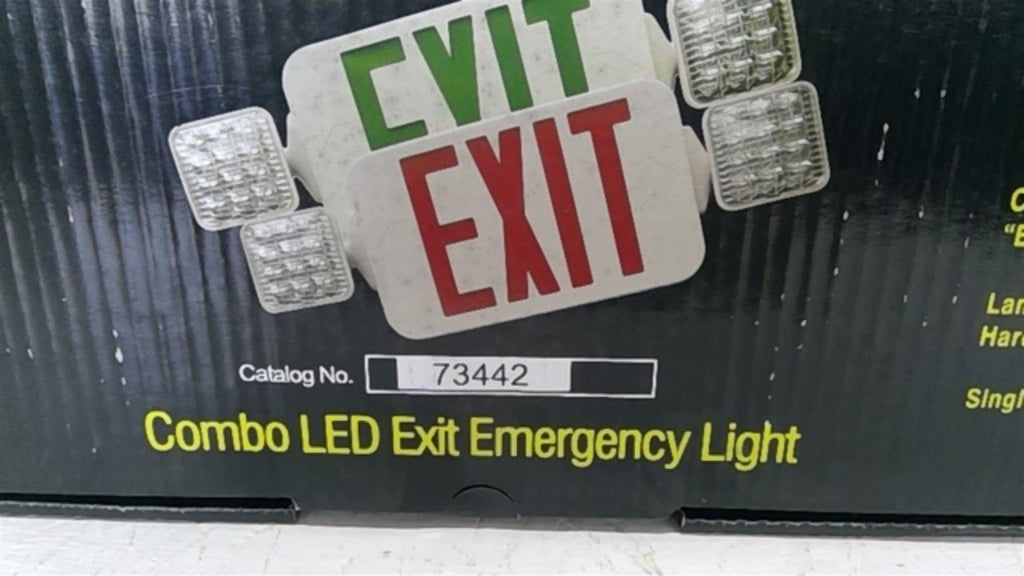 Morris 73442 Combo LED Exit Emergency Light