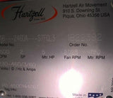 Hartzell A46-2460A-STT-CL3 5HP Duct Fan 230/460V 3 Phase