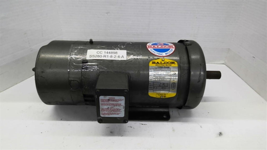 Baldor BM3558T 2HP 208-230/460V 1800 Rpm 4P 145T 3PH 60HZ AC Brake Motor