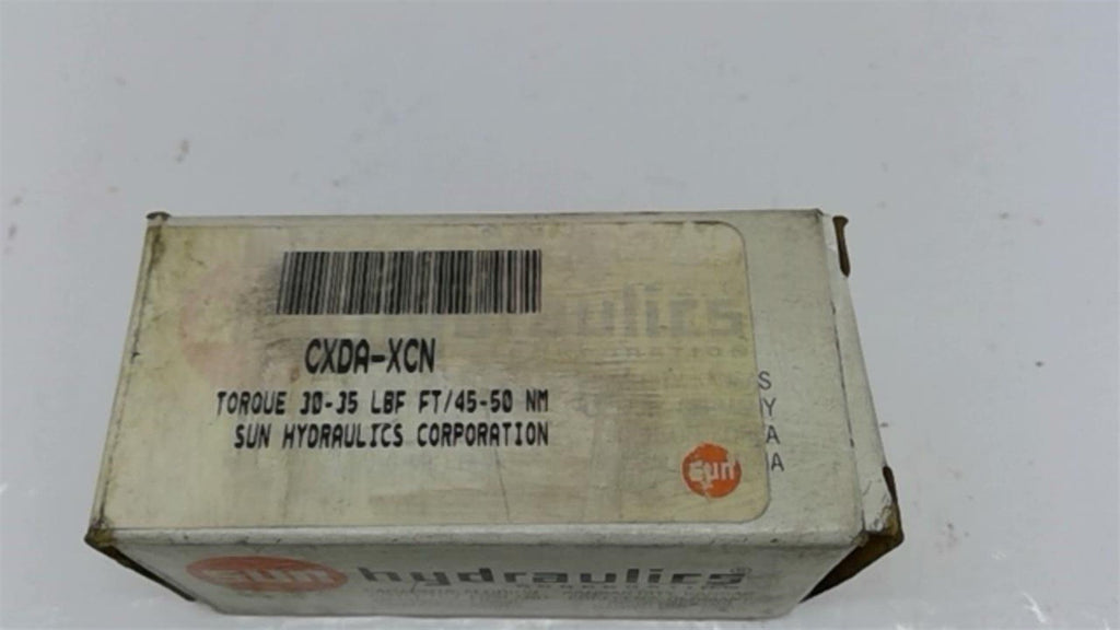 Sun Hydraulics CXDAXCN Check Valve Torque 30-35 LBF FT/45-50 NM