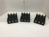 Marathon 600V 4100035 Cu-Al Fuse Block 60A Lot Of 3