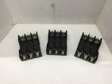 Marathon 600V 4100035 Cu-Al Fuse Block 60A Lot Of 3