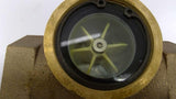 Slight Flow Indicator 1" Double Window Propeller 125MAX PSI 200 Degree F Max