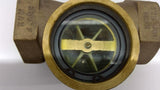 Slight Flow Indicator 1" Double Window Propeller 125MAX PSI 200 Degree F Max