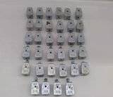 Thomas & Betts 500SC Galvanized Malleable Iron Beam Clamps 1/4"-20 Lot Of 34
