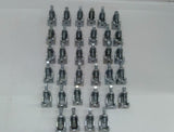 Thomas & Betts 500SC Galvanized Malleable Iron Beam Clamps 1/4"-20 Lot Of 34