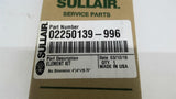 Sullair 996 02250139-Element Kit 4"X4"X19.75"
