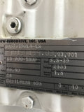 Sew-Eurodrive DFT90L4-KS 2HP Gear Motor 230/460 Volt 46.40:1 Ratio 1800 Rpm 90L