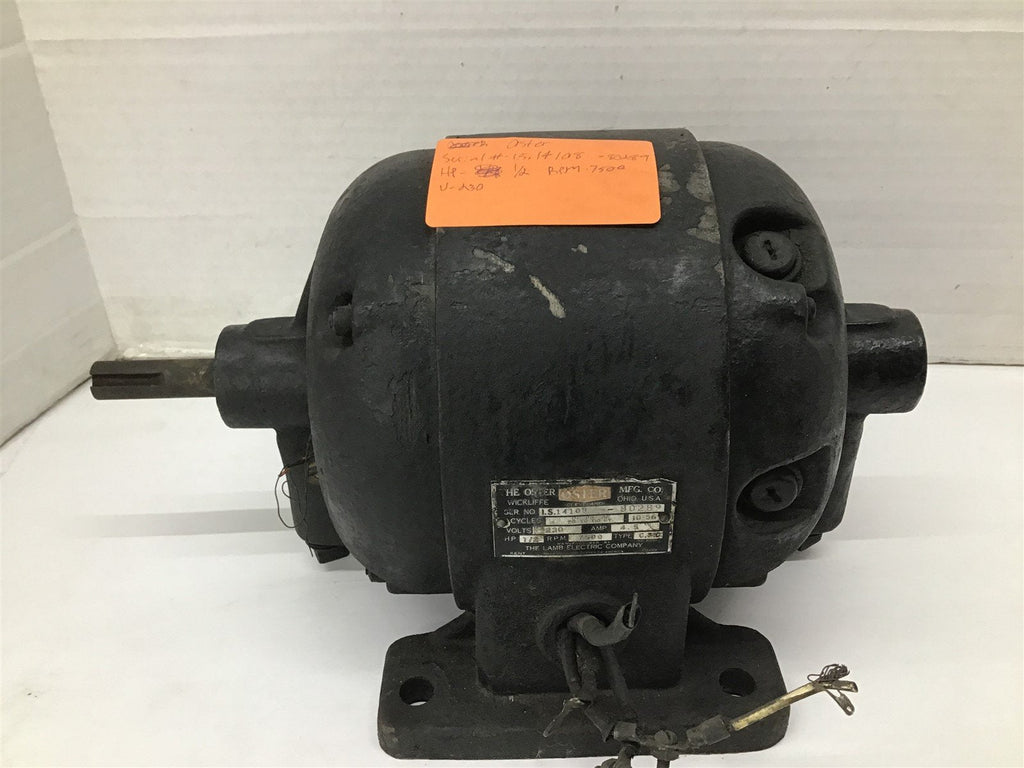 Oster 1/2hp AC Motor 7500 Rpm 230v