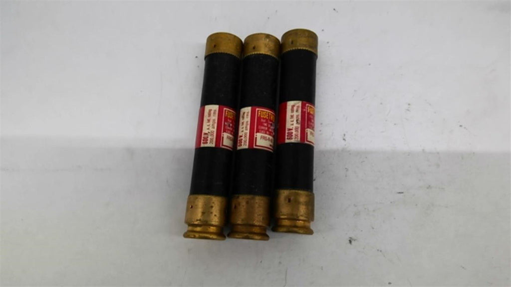 Fusetron FRS-R-60 Dual Element Time Delay Current Limiting 600V AC Lot Of 3