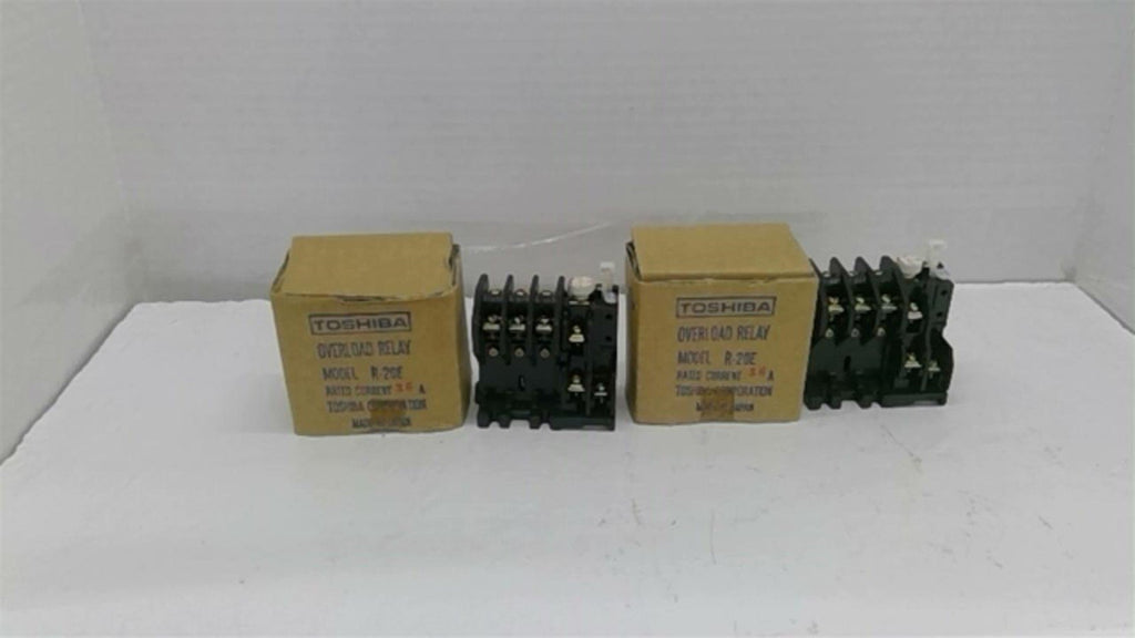 Toshiba R-20E Overload Relay 3.6A Lot of 2