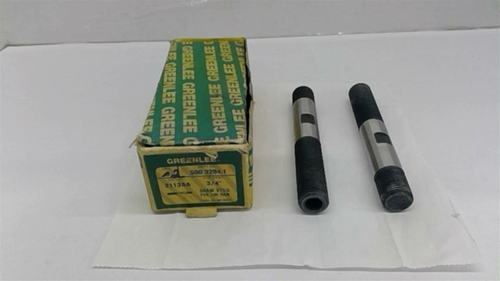 Greenlee 213AA Draw Stud For 746 RAM 3/4"X 5 3/8" Lot Of 2
