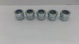 Hubbell 3404 Liquid Tight Straight Connector 1" Lot Of 10