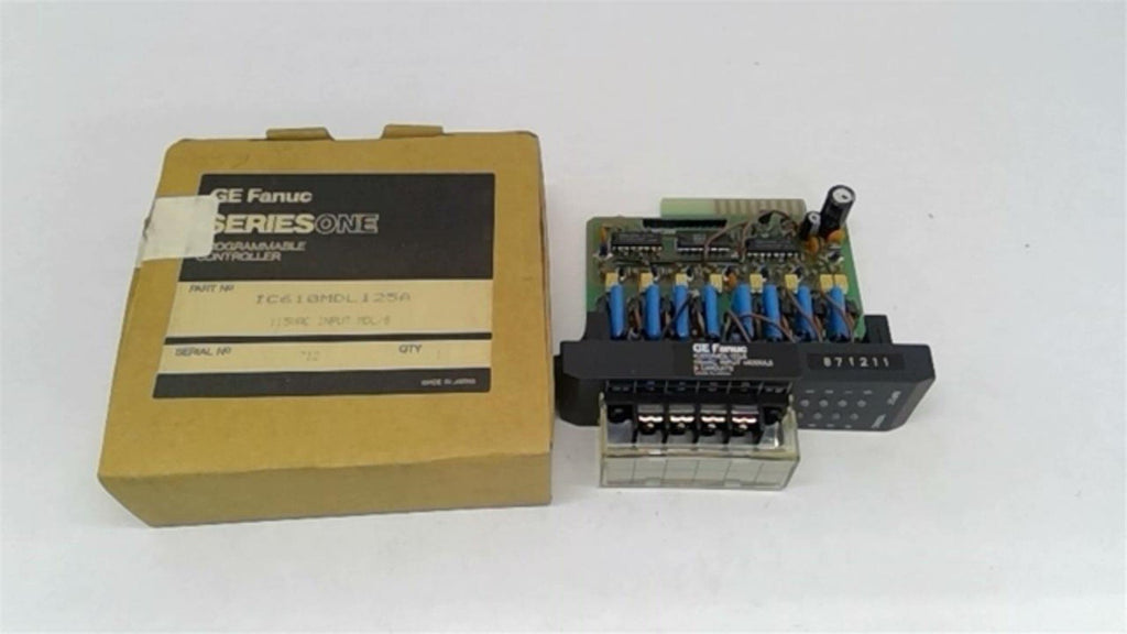 GE Fanuc IC610MDL125A Input Module 115V