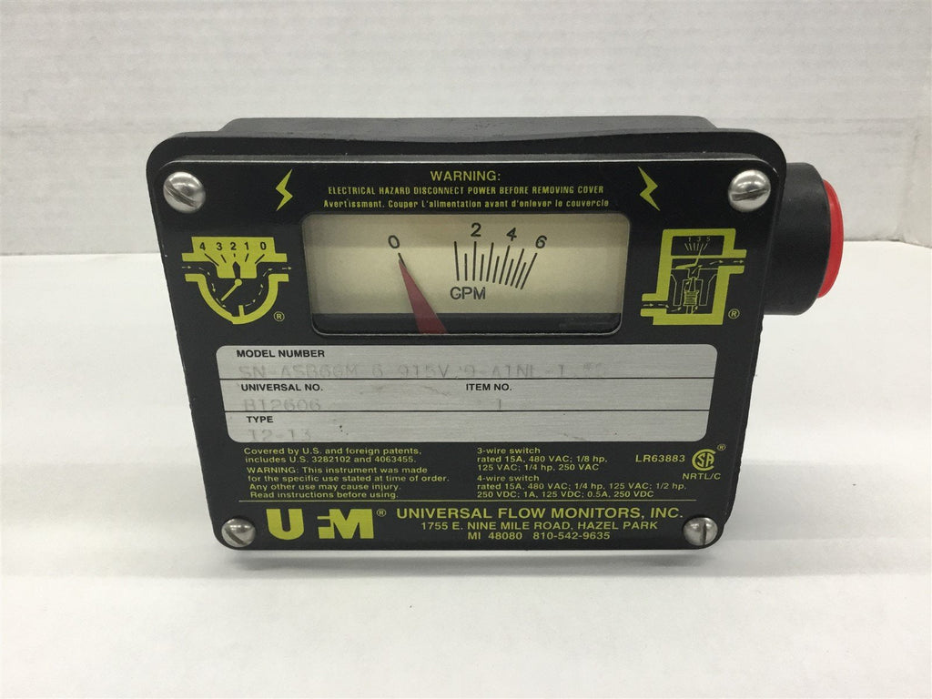 UFM SN-ASB6GM-6-915V.9-A1NL-1.5D Universal Flow Monitor