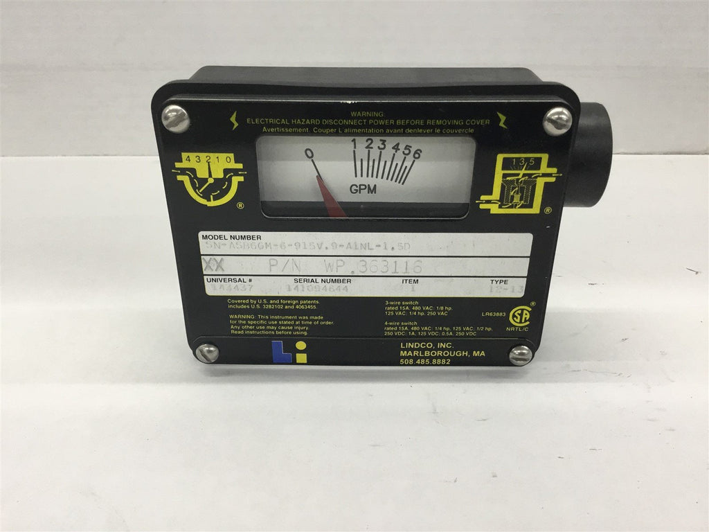 UFM SN-ASB6GM-6-915V.9-A1NL-1.5D Flow monitor