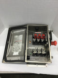Siemens HF362S Fusible Heavy Duty Safety Switch 60A 600Vac 15 HP Stainless Steel