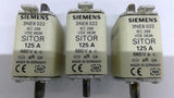 Siemens 3NE8022 Fuse Sitor 125A 660V Lot Of 3