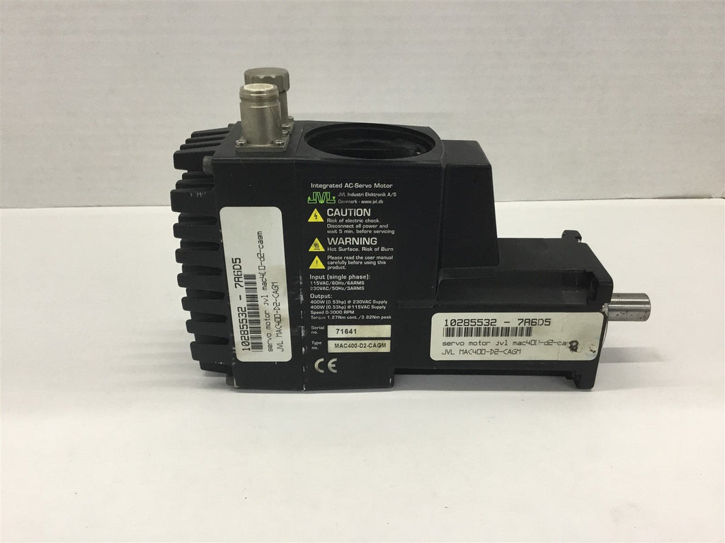 Integrated MAC400-D2-CAGM AC Servo Motor 115 Vac 3000 RPM