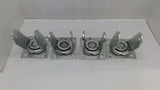 Albion 6L Swivel Casters Without Wheels Lot Of 4