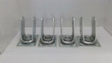 Albion 6L Swivel Casters Without Wheels Lot Of 4